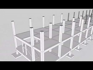 STANDARD TWO-STOREY SCHOOL BUILDING (12-CLASSROOM) - Construction Sequence Animation