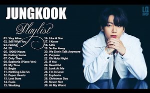 [PLAYLIST]BTS JK PLAYLIST 田柾国2022歌曲合集 陪伴学习放松心情缓解焦虑 1.5h