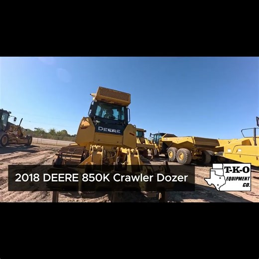 2018 Deere 850K | Crawler Dozer | Available Now from TKO Equipment