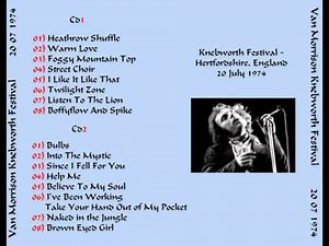 Help Me Van Morrison Live 1974 Knebworth Festival, Hertfordshire, England