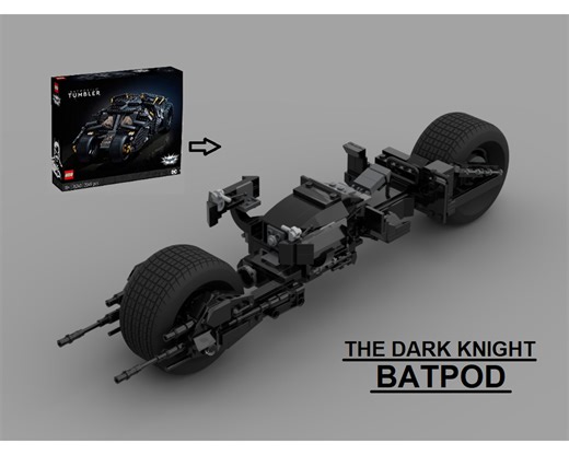LEGO MOC-112187 UCS Batpod The Dark Knight Tumbler Version (Super Heroes DC > Batman > UCS 2022)