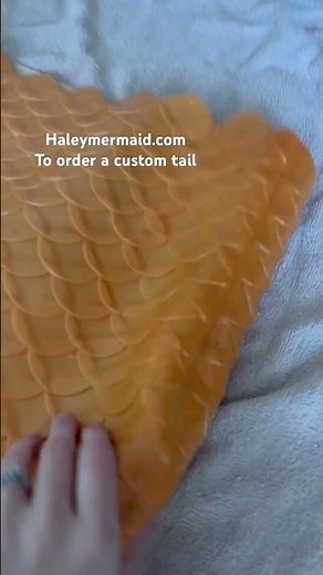 Custom silicone mermaid tail inspired by H2O