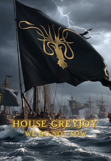 “We are Ironborn. We take what is ours.” House Greyjoy ⚓️We Do Not Sow #housegreyjoy #ironborn #weidonotsow #gameofthrones #gotedit #westeros #gotfans #hboseries #gotusa #fypuk