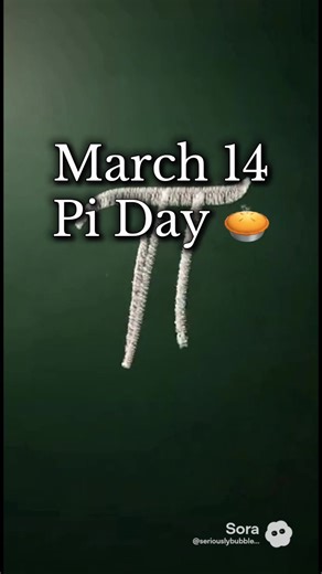 3/14 - Today is Pi Day. 🥧 Celebrated on March 14 because the mathematical constant π begins with 3.14, Pi Day honors one of the most important numbers in mathematics. Used to calculate the circumference and area of circles, π has fascinated mathematicians for centuries. Many people celebrate by solving math puzzles, learning about science, or simply enjoying a slice of pie. Follow for tomorrow’s holiday. #TheDaysHoliday #DailyHoliday #OnThisDay #CelebrateToday #PiDay
