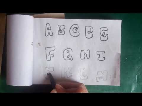 Beautiful Calligraphy of English Alphabets | A to Z Lettering Art