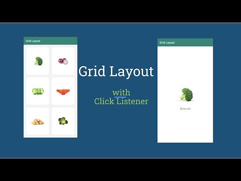 Android Studio Grid Layout with CardView and Open New Activity When Clicked