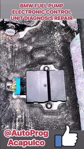BMW FUEL PUMP ELECTRONIC CONTROL MODULE DIAGNOSIS REPAIR