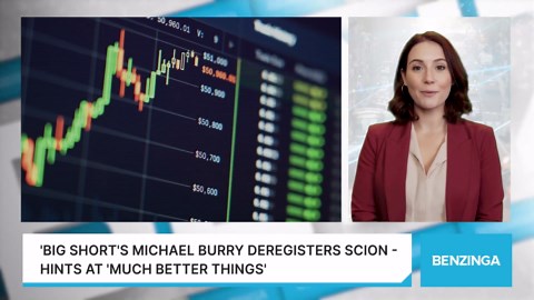 'Big Short's Michael Burry Deregisters Scion - Hints At 'Much Better Things'