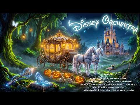 magical castle pathway at night | relaxing disney symphony fairytale playlist 👑✨