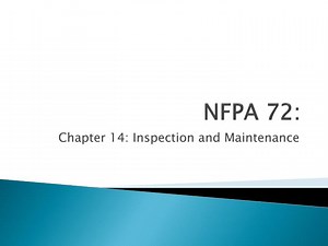 NFPA 72: - SlideServe