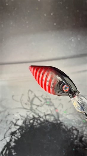 Chicago Bulls Themed Fishing Lure 🎣🐂 #fishing #lurepainting #baitmaking #chicagobulls