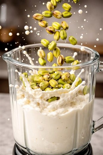 💚 HEALTHY PISTACHIO ICE CREAM 💚 (Only 3 Ingredients) #pistachioicecream #healthydessert #healthy