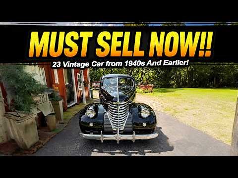 Owners Selling So Cheap? 23 Vintage Cars From 1940s And Earlier!