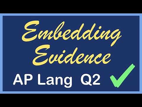 How to Embed Evidence in a Rhetorical Analysis Essay | AP Lang Q2 | Coach Hall Writes