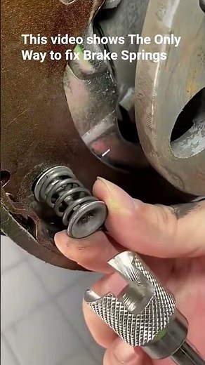 The Only Way to Remove Brake Springs