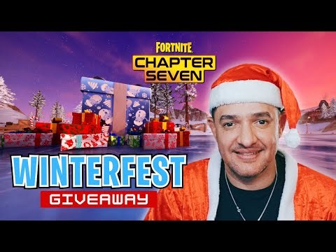 🔴GIVEAWAY - FORTNITE WINTERFEST | !gift | #epicpartner - use code: MCDAD_YT