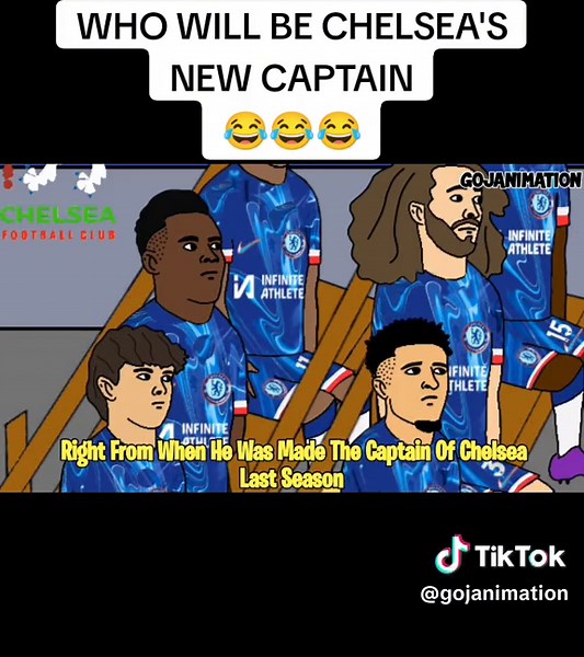 Who Will Be Chelsea's New Captain 😂 #chelsea #westham #funny #animation #football