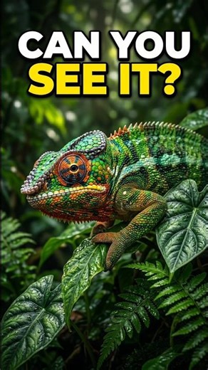 “🦎😱Color Changing Chameleon | Master of Disguise #Shorts”