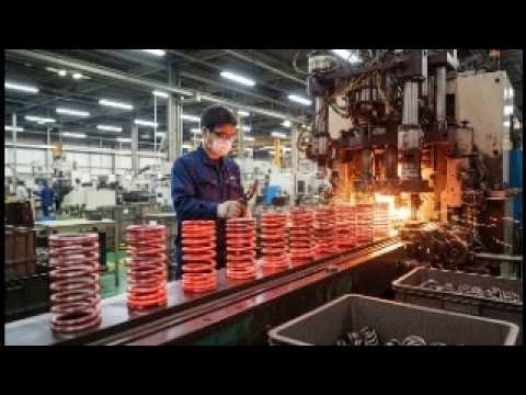 Incredible Process of Making Steel Springs In A Japanese Factory Amazing Giant Spring Factory!