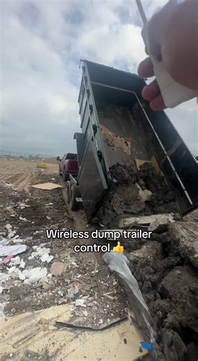 Wireless dump trailer control 👍 | truck trailer
