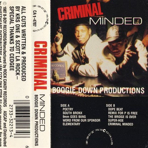 Boogie Down Productions - Criminal Minded