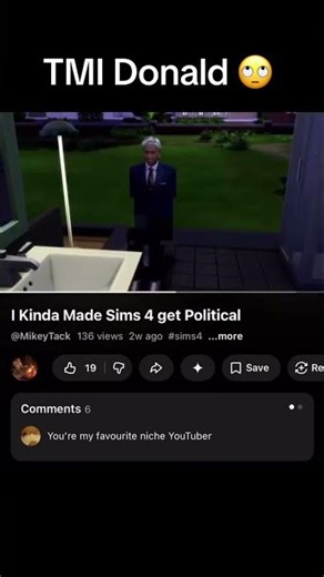 Trump’s Favorite Pastime #sims4 #playstation #gaming