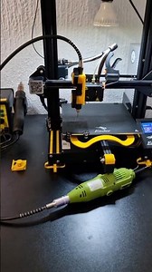 Turning My Ender 3 Into a Mini CNC Machine 🔥 #KarlitoMakes #3DPrinting #Ender3 #CNCmachine #DIY