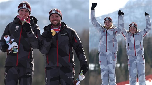 Aigner siblings both take gold in downhill para Alpine