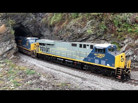 CSX Blue Ridge Subdivision is OPEN!! Pacing C758 Clinchfield Heritage Unit