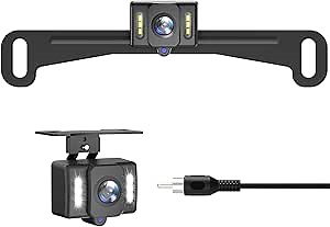 AUTO-VOX HD Backup Camera for Car: OEM Wide Angle & LED Night Vision Rear View Camera, IP69 Waterproof Back Up Camera for Truck SUV Van Trailer