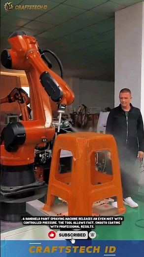 Handheld Paint Sprayer Machine | Fast and Smooth Painting Process #industrialmachine #machine