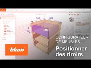 Furniture configurator ➡️ Position drawers | Blum