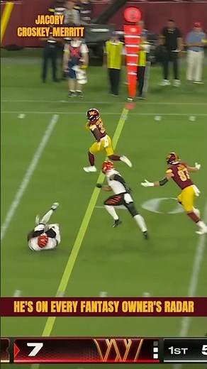 Jacory Croskey-Merritt Scores His First NFL TD!