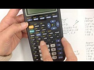How to Program the Quadratic Formula on TI-83 (TI-84) Graphing Calculator