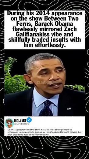 During his 2014 appearance on the show Between Two Ferns, Barack Obama flawlessl...
