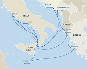 Mediterranean with Greece, Italy & Croatia - Princess (14 Night Roundtrip cruise from Rome)