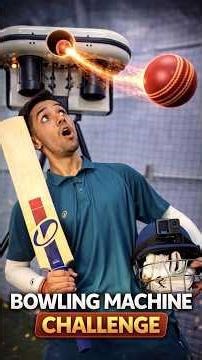 Facing 150KMPH Bowling Machine Challenge!😍🔥 #shorts #cricketcardio #cricketchallenge