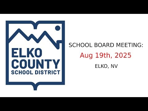 ECSD Board Meeting 8/19/2025