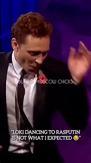 Tom Hiddleston dancing to Rusputin song✨😉|snake dance|Loki|