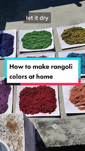 DIY Rangoli Colors: Create Beautiful Designs with Homemade Sand Colors!