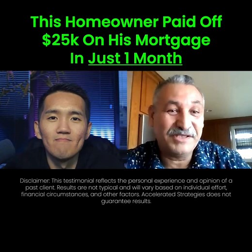 💬 If you're a homeowner in your 40s–60s and you’ve ever thought: “I make good money. Why do I still feel behind?” …this is exactly who we speak with every day. Good income. Good cash flow. Strong credit. But a mortgage with decades left, and a retirement account that hasn’t grown fast enough. And with today’s economy? That anxiety feels even heavier. 😣 This is Amador. He's a real life client of ours. After learning a strategy most homeowners never hear about - he's now on track to pay off his
