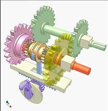 Shifting gear mechanism 6a