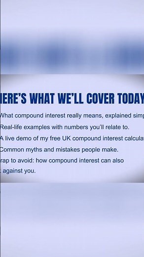 Compound Interest Explained Simply: Real Examples & Calculator Demo #shorts