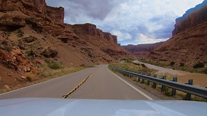 Utah State Route 128. Please note all videos on this page were taken by us on our road trips in the USA and Canada. | Just Drive America