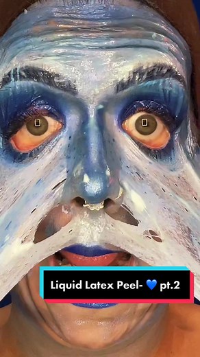 Liquid Latex Makeup Removal Process