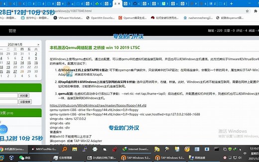 TAP-Windows 9.23.3并QEMU调教OpenWrt-通过网桥相互连接