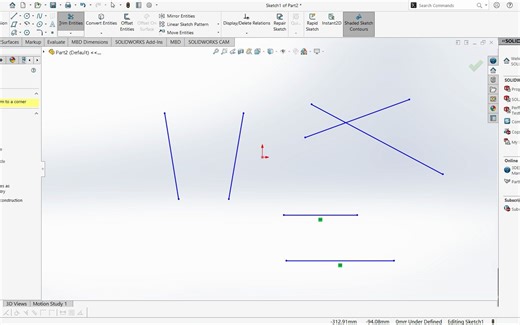 Solidworks 修剪-----Corner