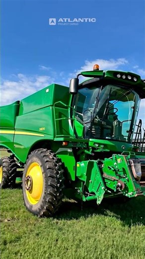 Atlantic Project Cargo completed the safe delivery of a John Deere S670 combine harvester.
