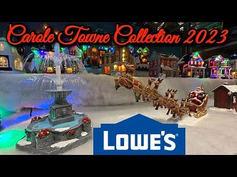 Lowes 2023 NEW Carole Towne Collection Christmas Village