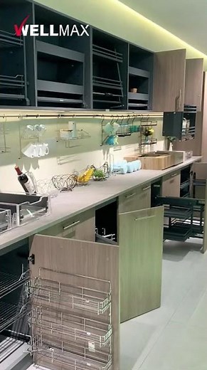 WELLMAX Showroom | Discover Smart Kitchen & Home Hardware Solutions 🏡 #homeorganization #shorts